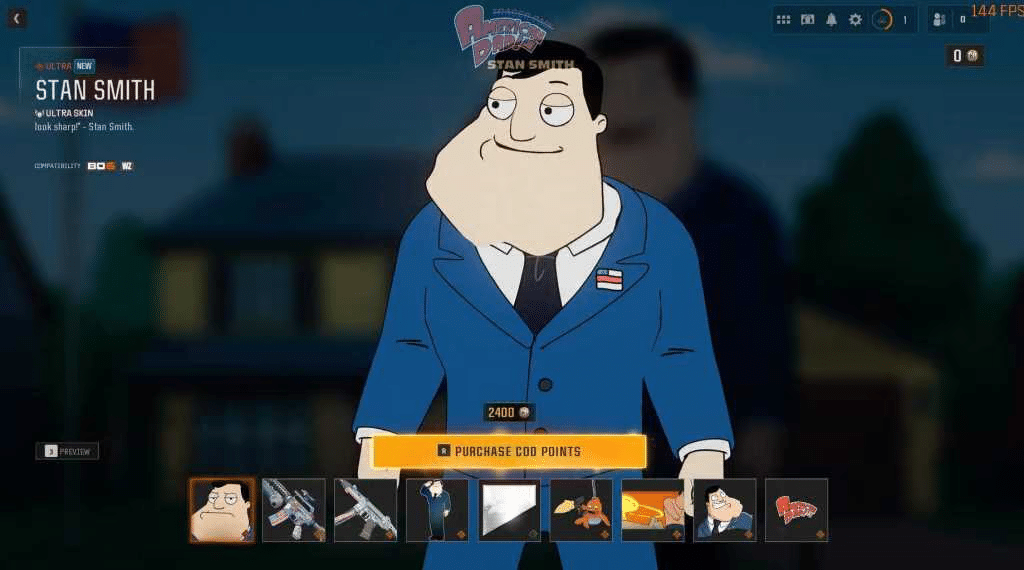 American Dad Cod Black Ops 6