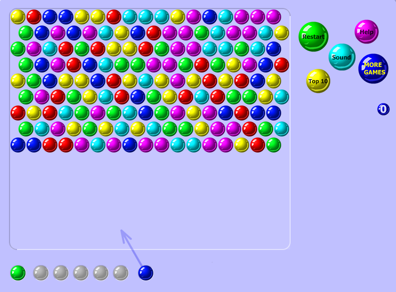 Bubble shooter games